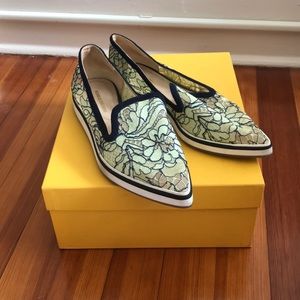 Nicholas Kirkwood lace flats